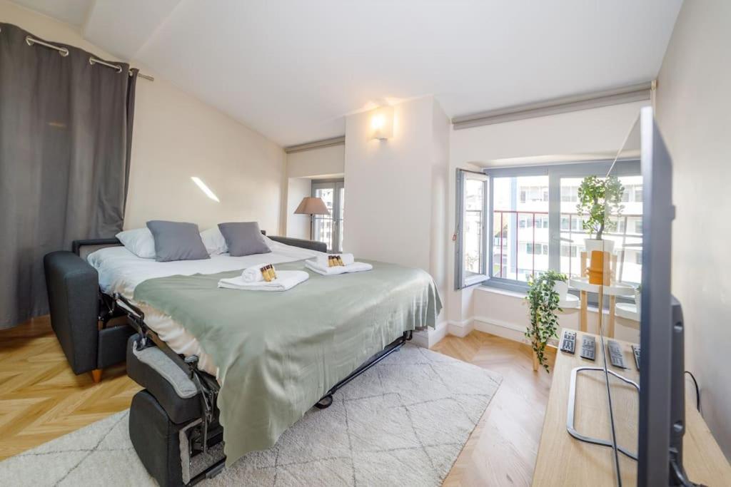 T2 Cozy Proche Du Centre Avec Canape Lit - 51Blatin Clermont-Ferrand Luaran gambar